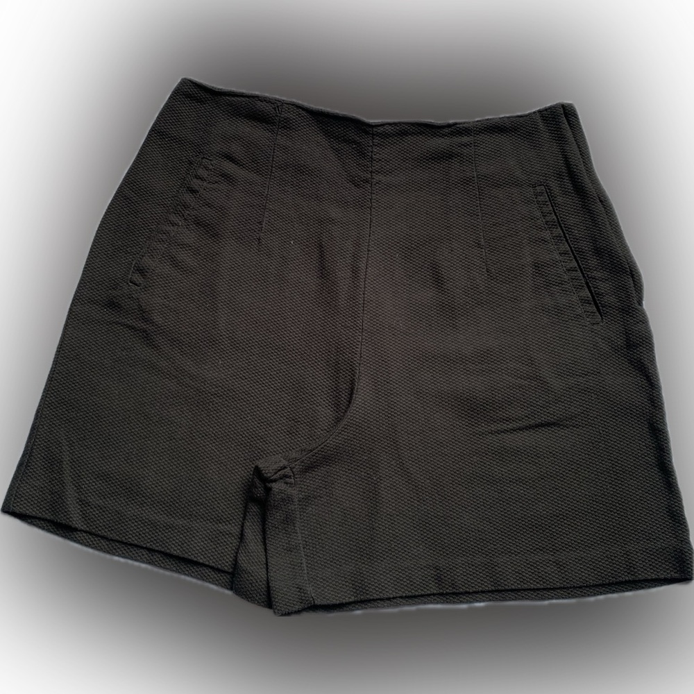 Jay Peters side zip short black Shorts Sz 12,  unopened front pockets